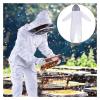 Beekeeping Clothing Beekeeping Protective Suit Jumpsuit Beekeeper Jacket Clothing for Kids Adult Full Body Anti Bee Clothes Cotton(XL Canvas Gloves C) view 3