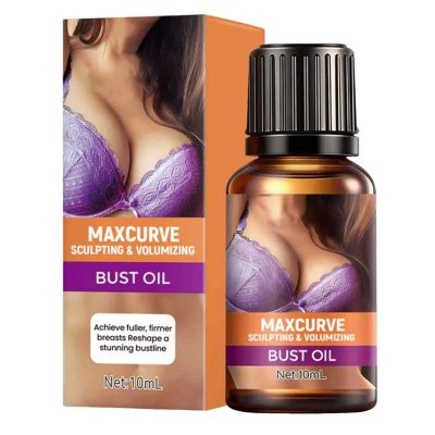 Breast Firming Oil (10 ml) - Firming Breast Care Oil for Massage & Shaping, Natural Breast Oil for Skin Elasticity & Lifting Effect, Compact for Women