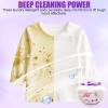 5-in-1 White Musk Laundry Detergent Pods, 5 in 1 Laundry Pods with Fabric Softener & Scent Beads, Deep Cleaning Laundry Detergent Pods, Long-Lasting Fresh Scent, for All Fabrics (2pcs) view 4