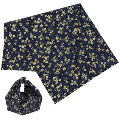 COMPUKAS Japanese-Style Wrapping Cloth for Box and Bento, Multipurpose Cotton Fabric with Easy to Dry and Sturdy Features, for Personal Home and Restaurant Use