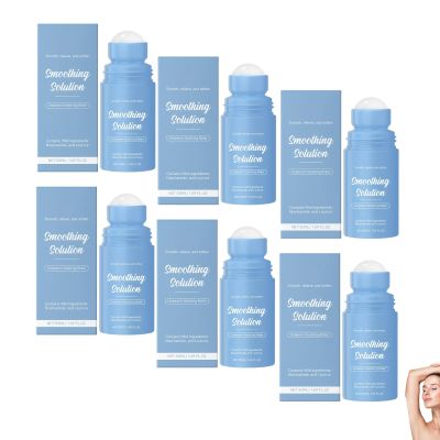 Smoothing Solution Underarm Soothing Roller Ingrown Hair Treatment for Razor Bumps, Womens Soothing Aftercare for Bikini Line, Legs & Underarms (6pcs)