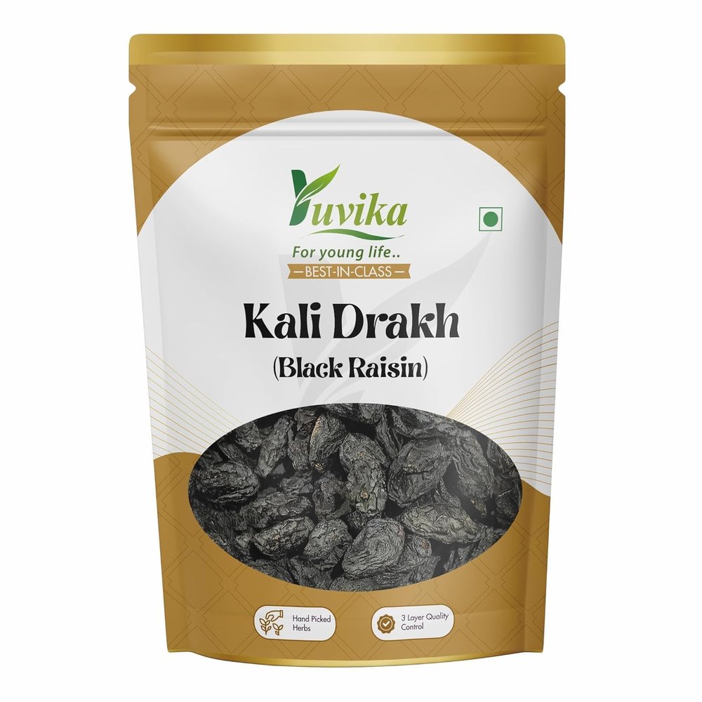 Kali Drakh (seed Less) - Kali Munakka - Black Raisin 200 Grams
