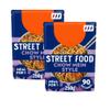 Street Food Chinese Chow Mein Noodles, 250g, Pack of 2, Vegetarian Ready Meal with Mushrooms, Carrot, Pepper, Water Chestnut, Soy, Garlic and Ginger view 1