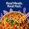 Street Food Chinese Chow Mein Noodles, 250g, Pack of 2, Vegetarian Ready Meal with Mushrooms, Carrot, Pepper, Water Chestnut, Soy, Garlic and Ginger view 2
