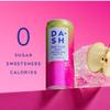 DASH Water PINK LADY APPLE - 12 x 330ml cans - Flavoured Sparkling Spring Water - NO Sugar, NO Sweetener, NO Calories - Infused with Wonky Fruit view 3