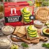 Nairn's Gluten Free Blackthorn Sea Salt Flatbreads - 150g (Pack of 3) - Wholegrain Oats - High in Fibre - Plant Based Flatbreads - Healthy Snacks - Suitable for Coeliacs view 2