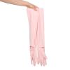 DOITOOL 1 Pair Pink Nylon Sun Protection Arm Sleeves with Antislip Design for Women, Full Finger Cooling Arm Sleeves for Driving and Outdoor Activities view 3