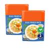 Egg Fried Microwave Rice, 220g, Pack of 3, Two Servings, Ready to Heat, No Artificial Colours, Flavours or Preservatives, Suitable for Vegetarians
