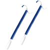 Alipis 2pcs Dressing Stick Auxiliary Shoehorn for Elderly Handicapped Convenient Long Handled Shoe Horn Dressing Aid view 1