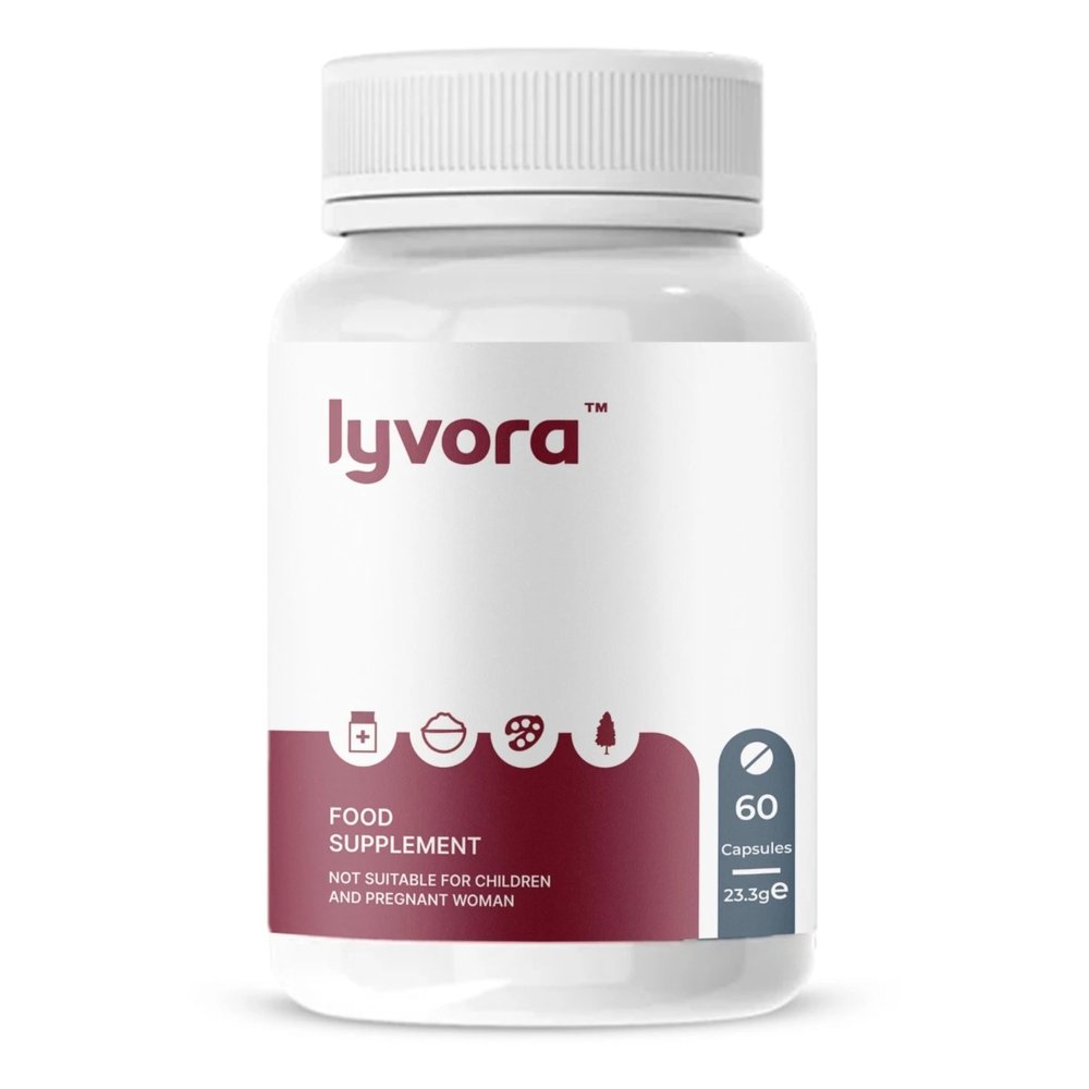 Lyvora Food Supplement Capsules 60 Capsules 1 Month Supply Daily Nutritional Support Formula