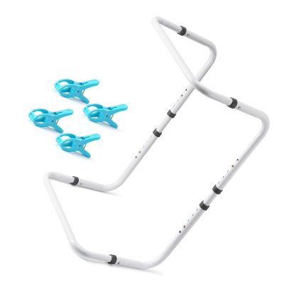 Limtula Aluminum Blanket Lifter for Feet with Clip Foot Tent Holder for Pressure Alleviation & Stability Adjustable Holder