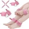 12 Pcs Leather Partner Couples Fitness SetAdjustable Muscle Endurance Training AccessoryPink view 3
