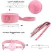 12 Pcs Leather Partner Couples Fitness SetAdjustable Muscle Endurance Training AccessoryPink view 4