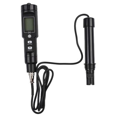 EaseSunny Digital Dissolved Oxygen Meter DO Tester 0-30mg/L with ATC, Backlit Display for Aquaculture, Pools, Labs