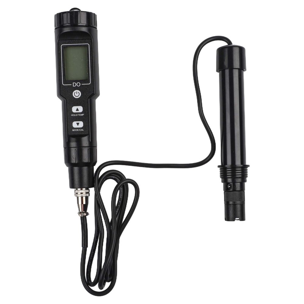 EaseSunny Digital Dissolved Oxygen Meter DO Tester 0-30mg/L with ATC, Backlit Display for Aquaculture, Pools, Labs