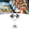 NOENNULL Stainless Steel Ice Cream Sundae, Creative Dessert Cup in Goblet Shape for Dessert Table, Ideal for Home Use or Parties, 14.5 x 10.9 cm (A) view 4