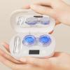 Contact Lens Cleaner Case | Ultrasonic Vibration Rechargeable with Timer, Rechargeable Cleaning Kit for Contact Lenses - for Outdoor Travel Camping Home School Dormitory view 3