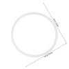 IMUSINICE Silicone Lunch Box Sealing Replacement Lid Gaskets 2pcs Direct Food Safe with Smooth for Food Containers Suitable for Kitchen Use view 2