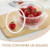 IMUSINICE Silicone Lunch Box Sealing Replacement Lid Gaskets 2pcs Direct Food Safe with Smooth for Food Containers Suitable for Kitchen Use view 3