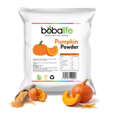 Bobalife Pumpkin Bubble Tea Milk Powder 1kg Taiwanese Milk Tea Powder Mix for Bubble Tea, Iced Milk Tea, Smoothies & Dessert Drinks Vegan & Gluten Free