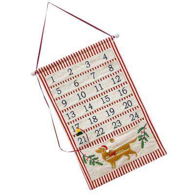 JSGHGDF 24 Day Wall Hanging Decoration Cloth Advent Calendar with Numbered Pockets for Kids Adult Fabric Advent Calendar