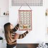 JSGHGDF 24 Day Wall Hanging Decoration Cloth Advent Calendar with Numbered Pockets for Kids Adult Fabric Advent Calendar view 4