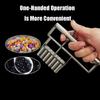 Handheld Taro Ball Tools Making Molds,Stainless Steel Tapioca Pearls Forming Machine,Multi-Hole Stuffing Divider,Manual Food Forming Machine,For Yuanxiao,Taro Balls,Glutinous Rice Balls(10holes) view 3