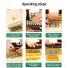 Handheld Taro Ball Tools Making Molds,Stainless Steel Tapioca Pearls Forming Machine,Multi-Hole Stuffing Divider,Manual Food Forming Machine,For Yuanxiao,Taro Balls,Glutinous Rice Balls(10holes) view 4