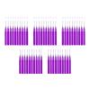 8-40PCS Interdental Brushes Dental Floss Toothpick Braces Brush Tooth Cleaning Tool(Purple 40PCS) view 1