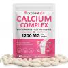 Calcium Complex 1200mg with Vitamin D3, K2 & B Vitamins B1 B2 B12 Calcium Supplement for Bone & Teeth Support, Helps Calcium Absorption & Nutrient Metabolism Gluten Free, Non-GMO 120 Softgels
