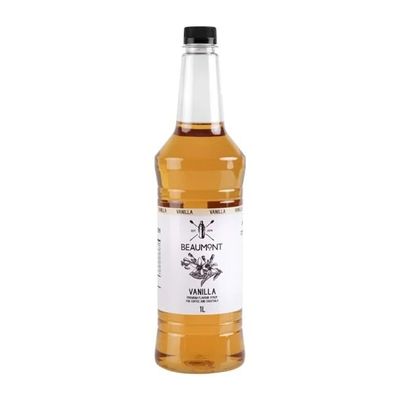 We Can Source It Ltd - Vanilla Syrup, 1L Coffee & Cocktail Flavoured Syrup, Natural Flavours and Allergen Free for Iced Drinks, Cocktails & Frappes, 50 Standard Portions, Recyclable PET Bottle