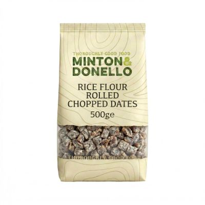 Minton & Donello - Rice Flour Rolled Chopped Dates, 6 Pack x 500g