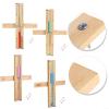 BEAZOOM Wooden Sauna Sand Timer 15 Minute Hourglass Rotating Sandglass for SPA Yoga Room(Red) view 3