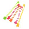 DRESSOOS 5pcs Silicone Bands Elastic Kitchen Bands Stretchy Silicone Wrapping for Bento Box Food Storage view 1
