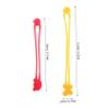 DRESSOOS 5pcs Silicone Bands Elastic Kitchen Bands Stretchy Silicone Wrapping for Bento Box Food Storage view 2