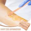ABOOFAN 100pcs Waxed Stick Hair Removal Waxing Rods for Body Hairs Eyebrow Nose Wax Applicators view 3