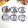 Abaodam 12pcs Mini Egg Tart Moulds and Pudding Skin Baking Cups Made of Sturdy Aluminum Alloy in Silver, Featuring Chrysanthemum Round Shapes, for Festival Celebrations and Banquet view 4