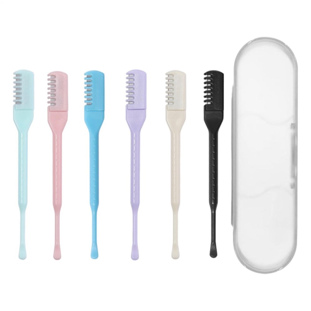 Nasal Hair Cutter 6-Piece Manual Portable Double-Sided