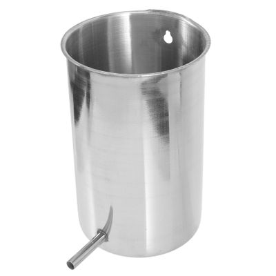 SOESFOUFU Hanging Stainless Steel Bucket 1000Ml with Holder Sturdy Metal Tub for Home Use Adults Suitable for Constipation and Detox