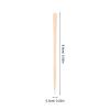 Abaodam 100pcs Wooden Waxing Sticks for Body Hair and Eyebrow Area with Flat Spreader End Smooth Skin Hair Removal Tool and Daily Cleaning view 2