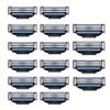 16 Pcs Razor Blades Refills for Men, Triple Blade Cartridge Replacement, Precision Stainless Steel Blades with Lubrication Strip, Smooth Close Shave, Durable Anti Rust Design view 1