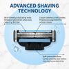 16 Pcs Razor Blades Refills for Men, Triple Blade Cartridge Replacement, Precision Stainless Steel Blades with Lubrication Strip, Smooth Close Shave, Durable Anti Rust Design view 4