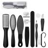 10 in 1 Foot File Pedicure Set,Foot Files for Hard Skin Care Kit,Foot Care Hard Skin Remove Tools for Women Men Salon or Home view 1