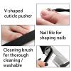 10 in 1 Foot File Pedicure Set,Foot Files for Hard Skin Care Kit,Foot Care Hard Skin Remove Tools for Women Men Salon or Home view 3