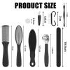 10 in 1 Foot File Pedicure Set,Foot Files for Hard Skin Care Kit,Foot Care Hard Skin Remove Tools for Women Men Salon or Home view 4