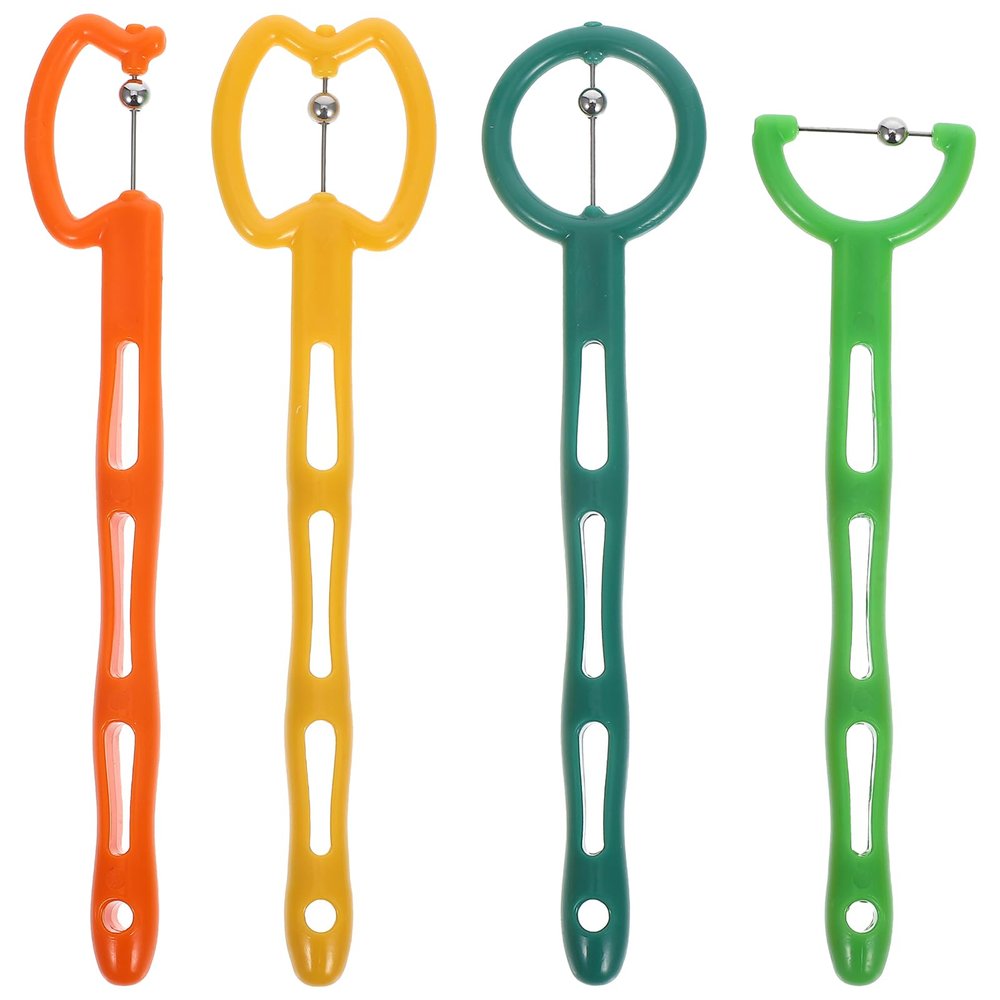 Cabilock 4pcs Oral Muscle Trainer Tongue Exerciser for Oral Muscle Exercises Plastic Training Device for Speech Accuracy
