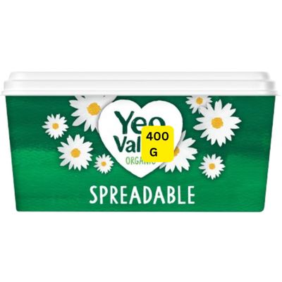 Org Spreadable Blend of Butter and Rapeseed Oil 400g YeoValleys (1x400g)
