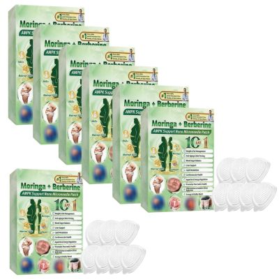 Moringa Berberine Patch Slimming Patch Nano Microneedle Slimming 10 in 1, Fat Burning Slimming Patch, Firming and Metabolism, Portable, Flat Stomach, Easy to Apply, Invisible Comfortable