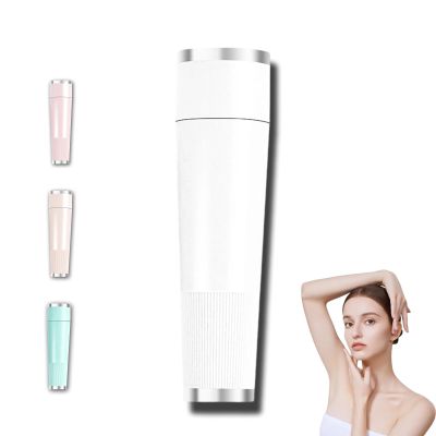 B-loomly Hormonal Hair Remover Pro, B-loomly Hormonal Hair Removal, Cordless Rechargeable Electric Razors, Bikini Trimmer for Face Lips Peach Fuzz (White)