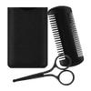 Alaoo Beard Brush Grooming Kit, Beards and Mustaches Grooming Set, Beard Brush Set with Black Comb, Black Scissors, Cloth Bag for Men, Husband, Boyfriend view 1